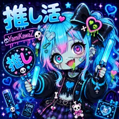 推し活!ライトブルー|YamiKawaZ