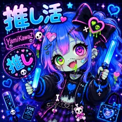 推し活！ブルー｜YamiKawaZ